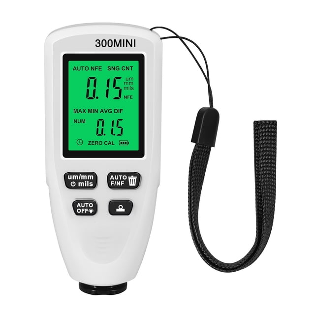 0-2000UM Coating Thickness Gauge Mini High Sensitive Probe Paint Film Automatically Tester
