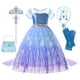 thumbnail image 5 of Girls Elsa Cosplay Princess Costume Frozen Role Play Dress Up Fancy Frocks Party Gown Sequin Mesh Vestidos Girls Birthday Dress, 5 of 5
