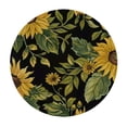thumbnail image 2 of Nawypu  Sunflower Butterfly Pattern Round Tablecloth Farmhouse Retro Table Cloth Table Cover for Home Decor Party Kitchen Dinning Picnic Fall Mother Day Outdoor Indoor, 2 of 7