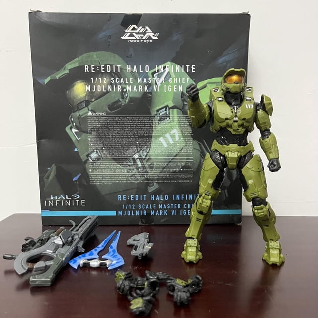 Halo Master Chief Figura de acción Butter, Jazwares, Spartan Palmer, BrosVII, MF ite, Mjolnir BrosVI Jun-A266 KAT-B320 SARL oi Enigma zhangmengya LED