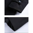 thumbnail image 3 of Men's Autumn Business Casual Trench Coat Non-iron Processing Medium-length Fashion Slim Coat Jacket, 3 of 5