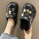 thumbnail image 1 of Zuecos con ventilación para mujer, sandalias con plataforma, zapatillas de exterior, toboganes de playa, calzado de verano de marca, 2023 qym unisex, 1 of 2