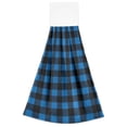 thumbnail image 7 of Haosy 2 Pack Kitchen Wash Cloths with Hanging Loops Absorbent Absorbent Quick Drying Hand Towels, Dark Blue and Glack Gingham, 7 of 7