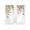 Brown, variant on Blue Eucalyptus Leaves Sheer Curtains 84 Inch Length 2 Panels Set, Summer Botanical Watercolor Voile Window Treatment Rod Pocket Curtains Sheers Drapes for Bedroom/Living Room/Kitchen 52"x84"x2