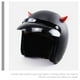 thumbnail image 4 of 4pcs Demon Horn Diy Adorno para la motocicleta de la bicicleta Casco de motocicleta Casco de esquí, 4 of 4