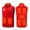 A_ Red, variant on Unisex Stand Collar Zip Light Christmas Thermal Gilet, Eight Heat Zones Pine Santa Motif, Wrinkle Resistant Warm Outer for Camp Outings Black XXXXL