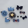 thumbnail image 4 of 10 Piezas de Flores Pequeña Pinza de cabellero Accesorios para El Cabello para Niñas Bebé - rojo, unico Azul perfke Sistema de clips de pelo de niños, 4 of 9