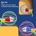 thumbnail image 1 of Juguete interactivo para gatos Xeyise, ratón de peluche suave con jaula protectora, colores vibrantes, alivia el aburrimiento, juguetes para gatos resistentes a las mordeduras, 1 of 8