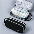 thumbnail image 4 of tredstone Linen Durable Pen Bag With Six Layers Of Classified Storage For Easy Organization Large Pencil Case green, 4 of 6
