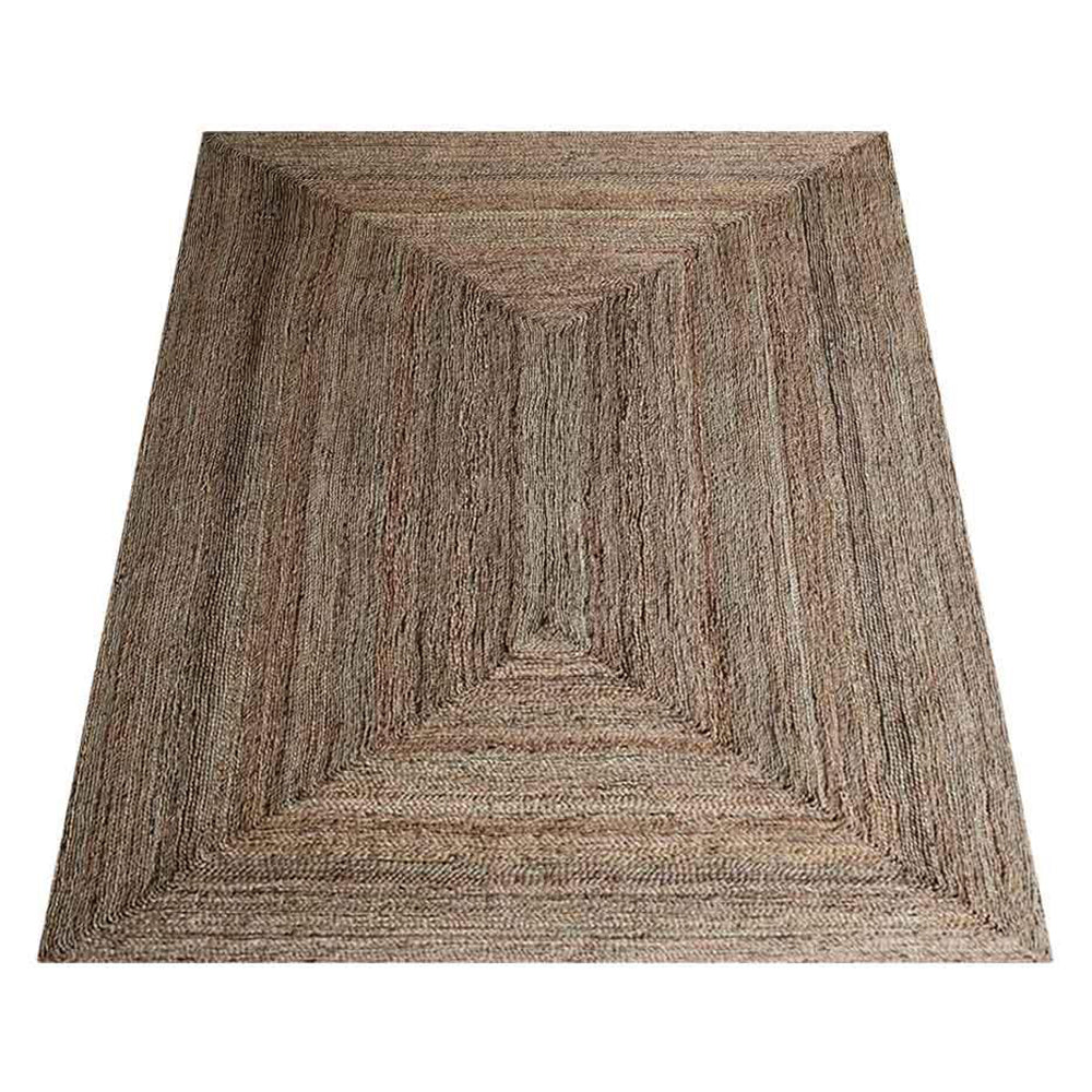 Rugsotic Carpets Hand Woven Jute 4'x6' Area Rug Contemporary Beige J00022