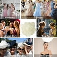 thumbnail image 5 of 10" Exaggerated Big Rose Flower Brooches and Pins for Women Dainty Large Organza Satin Fabric Floral Brooch Pin Lightweight Fashion Collar Dress Accessories Jewelry for Prom Masquerade Banquet, 5 of 12