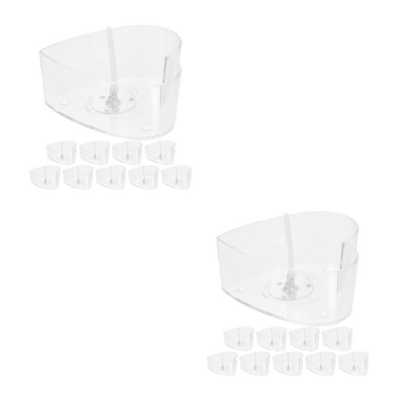 Masteelf 20 Sets  Heart Shaped Tealight Candle Holders With Wicks Clear Plastic Tea Light Cup Empty Candle Containers Candle Wax Tins Jars For Valentine Day Diy Candle Making