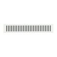 thumbnail image 3 of Voltaire 18" Stainless Steel Linear Shower Drain in Matte White, 3 of 4