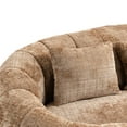 thumbnail image 6 of New Floor Sofa Chair - Breathable HD Foam Filling Bean Bag Chair for Adults, Spacious 47" Seat Width & Low Profile (13.4"H), Bean Bag Couch for Bedroom Living Room, 6 of 6