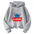 thumbnail image 3 of Conjunto de sudadera con capucha Kawaii Stitch 2024, conjunto de sudadera informal de manga larga y pantalones largos para niñas de 2 a 13 años, conjunto de ropa de otoño de 2 piezas, 3 of 5