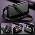 thumbnail image 4 of Wallet Style Phone Purse Case With Wrist Strap Shoulder Strap Flip Magnetic Clasp, 4 of 5