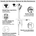 thumbnail image 4 of Abrelatas Manual Comercial, Abridor Industrial Resistente para Lata Grande, Abrazaderas de Banco Mesa Acero Chapado con Base para Restaurante Bar Hotel Cocina, 4 of 4