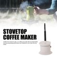 thumbnail image 3 of Single Tube Coffee Pot Fast Brewing Efficiency, Enduring Construction, Portable Coffee Brewer, Aluminum Alloy Single Tube for Camping Outdoor Travel Gatherings, 3 of 7