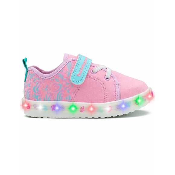 Tenis Luces Led Bubble Gummers Tapiocal Para Niña Rosa/Menta rosa 16