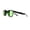 F09-Green Lens+Black Frame +Black Temple, variant on Omgsupcn Bluetooth Glasses with FM Radio & Open Ear Audio, Blue Tint Polarized Sunglasses, Remote Control Camera, Blue Light Filter