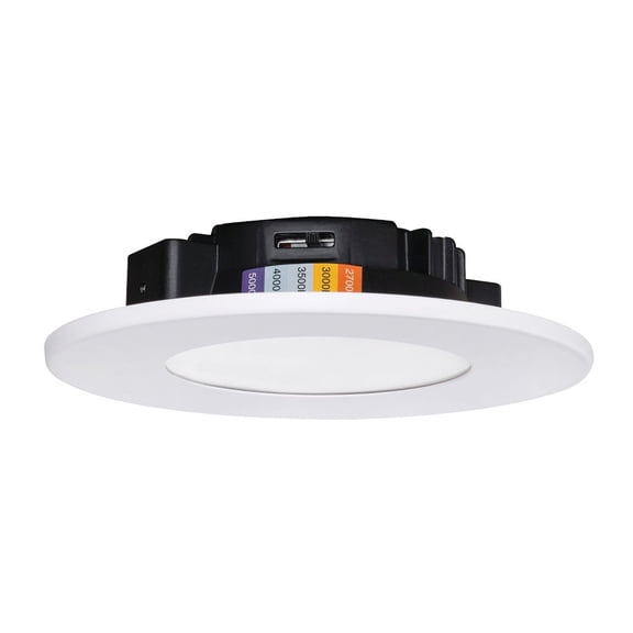 CNRF04LAJD1WH AFX Connor - 12W 1 LED Flush Mount-1.13 Inches Tall and 5 Inches Wide