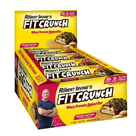 Fit Crunch Protein Bar, Mint Chocolate Chip, 30g Protein, 12 ct.