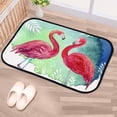 thumbnail image 5 of GZHJMY Soft Bath Door Mat Rug Watercolor Flamingo , Non Slip Washable Doormat Quickly Absorb Mats Low Pile Door Mats Inside Entryway Carpet Front Door Rug Carpet Runner, 5 of 7