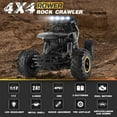 thumbnail image 6 of 4DRC 1:12 Rc Car,off Road Truck Remote Control Car Metal Shell 2.4G 4WD Dual Motors, with 2 Batteries Black, 6 of 13