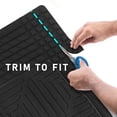 thumbnail image 4 of FH Group Semi Custom Trimmable Vinyl Trunk Liner / Cargo Mat Black, 4 of 5