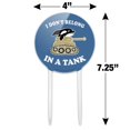 thumbnail image 2 of Acrylic I Don't Belong in a Tank Orca Whale Funny Humor Cake Topper Party Decoration for Wedding Anniversary Birthday Graduation, 2 of 7
