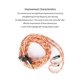 thumbnail image 3 of Cable para auriculares keephifi Inspiration-C de cobre de 4 núcleos, 120 cm, 3 of 8