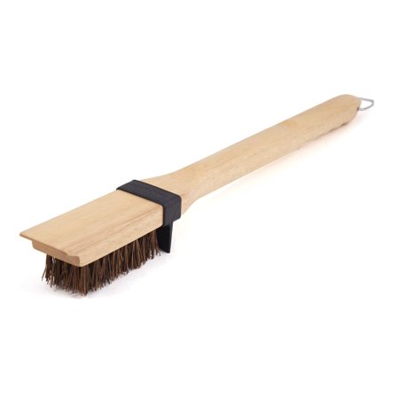 Broil King Grill Brush Heavy Duty Palmyra Bristle - Extra Long Handle - Multicolor