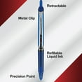 thumbnail image 5 of Pilot Precise V5 Retractable Rolling Ball Pens, Extra Fine Pt, 0.5 mm, Blue, 2 Count, 5 of 6