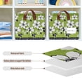 thumbnail image 4 of Yayeee Foldable Storage Basket for Shelves with Handles Waterproof Cloth Bins, Retro Floral, 4 of 7