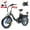 Black, variant on Wildeway Folding Dual Motors Electric Bike for Adult, 2000W 48V 32AH UL2849 Removable Battery Mountain bike 20*4.0 Fat Tire up to 28MPH&90Miles Long Range Ebike Off-road Dual Hydraulic&Brake Bicycle