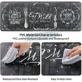 thumbnail image 6 of Anti Fatigue Comfort Kitchen Standing Desk Mat Decorative Ergonomic Floor Pad Kitchen Rug Waterproof Stain Resistance Non Slip Kitchen Set, 17.3''''x27.6''''+17.3''''x47.2'''', Eat Well, 6 of 6