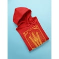 thumbnail image 3 of Radiant Churro Art Deco Style Graphic Design Men's Hoodie, 3 of 4