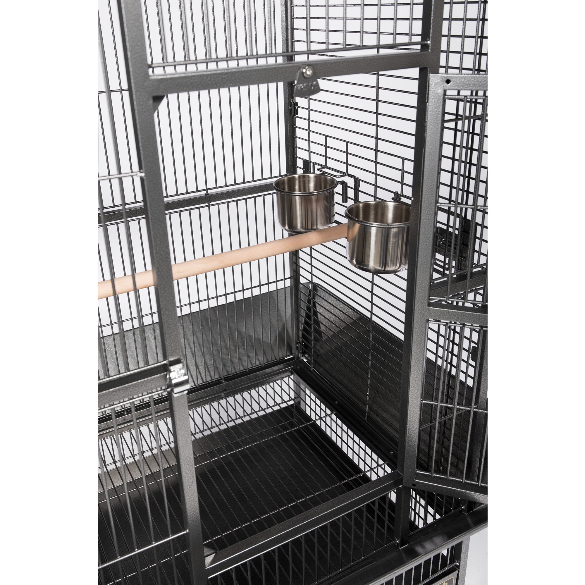 Prevue Pet Products Medium Dome Top Bird Cage - Black 34521