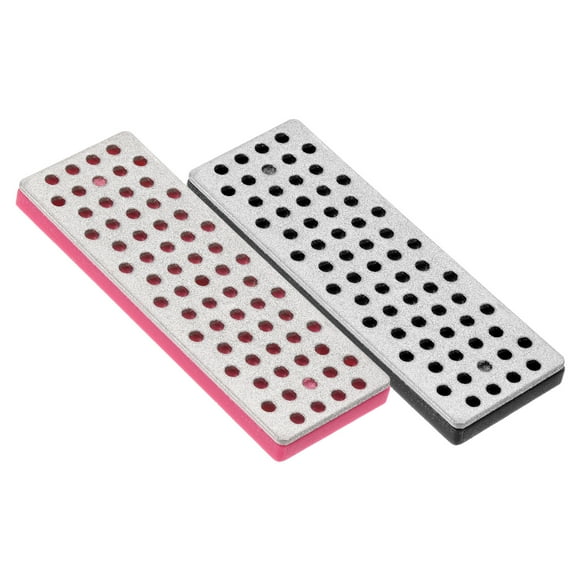 Unique Bargains Pierre de Ski Planche à Neige Extra-Corse 70mm, Aiguiseur de Bordure de Ski, Fichiers de Bordure de Diamant, Multicolore 2 Pcs