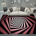 thumbnail image 1 of 3d Vortex Illusion Carpet Entrance Door Floor Mat Abstract Geometric Optical Doormat Non-slip Floor Mat Living Room Decor Rug-week, 1 of 4