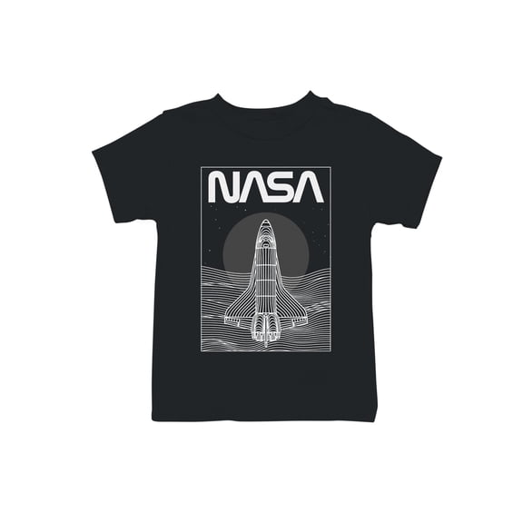 Officially Licensed NASA Space Shuttle Line Art Youth's T-shirt