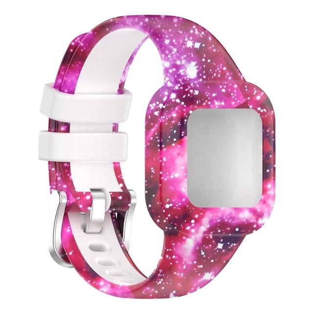 Correa De Reloj Suavidad Multicolor Regalo Dulce Pieza Reemplazada Reemplazo Artesanal Instalación Práctica A Prueba De Agua Correa De Silicona sonducket EL017691-07