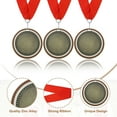 thumbnail image 3 of Uxcell Award Medal, Prize Medal Winner Medal with Neck Ribbon for Competitions Sports Games Spelling Gold, 3 of 7