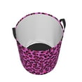 thumbnail image 4 of Leopard Cheetah Seamless Pattern Laundry Basket Collapsible Large Clothes Storage Bin Animal Skin Pr, 4 of 5