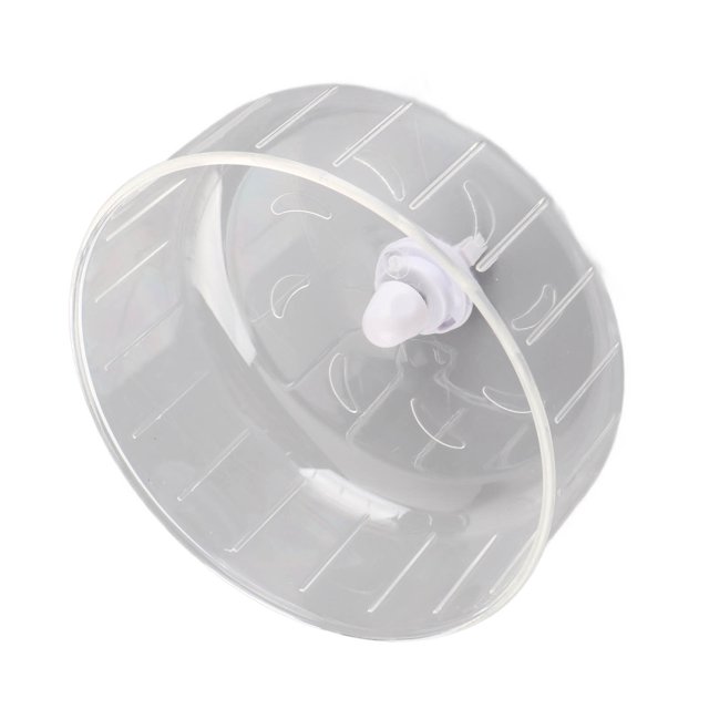 Juguete de Rueda de Hámster, Rueda de Hámster Transparente Redonda PS Silencioso para Jaula de Hámster para mascotas Pequeñas