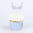 thumbnail image 2 of 10 Pcs Topper de tarta Perfecl Brillos De Papel Preestablecer De Plata, 2 of 8