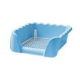 thumbnail image 2 of Runquan Dog Toilet Anti Splashing Portable Litter Box for Small Animals Bunny Rabbit blue, 2 of 8