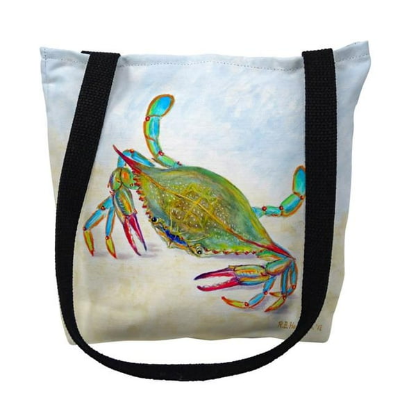 Betsydrake TY1026G 18 x 18 in. More Than Blue Tote Bag - Large