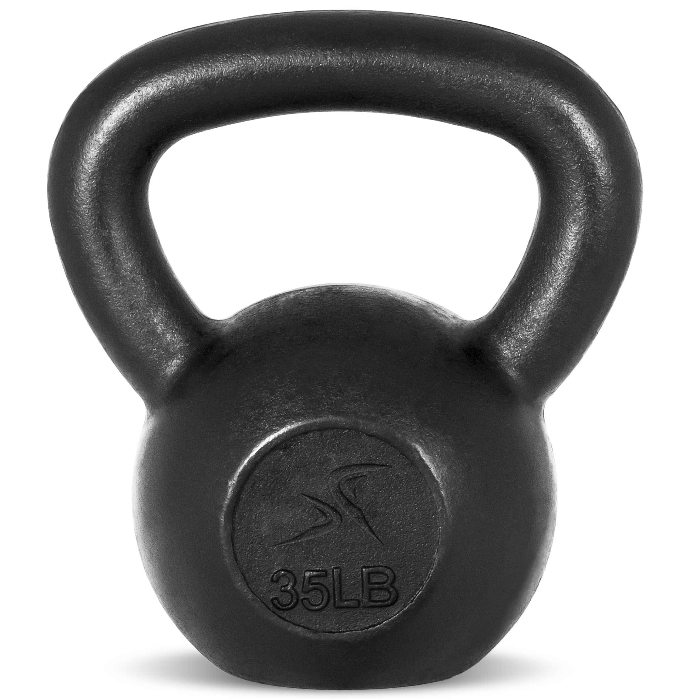 ProsourceFit Solid Cast Iron Kettlebells Weights for Full Body Workout