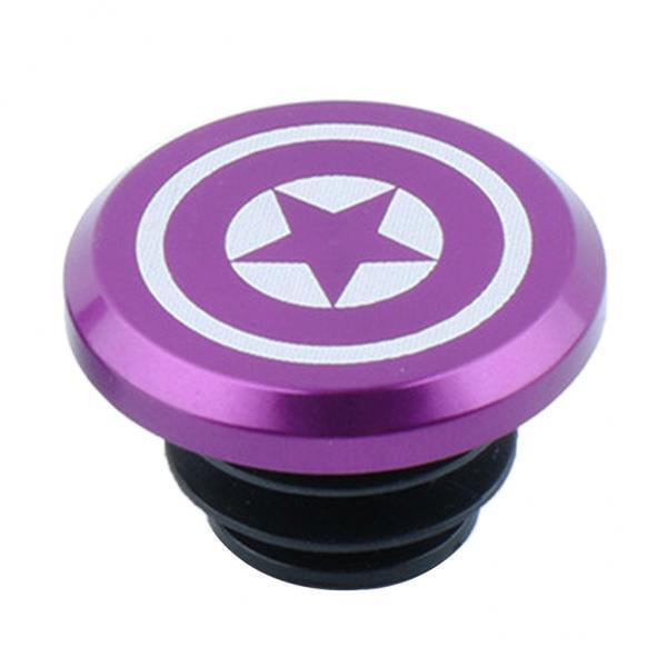 2x Tapones de extremo de barra de manillar de de aleación de aluminio universales de manillar ,8-19,5 de 2, 14 c Sharpla Tapones para manillar de bicicleta